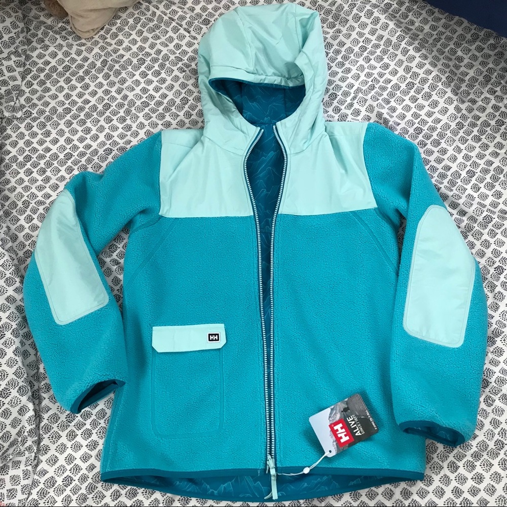 NWT Helly Hansen Reversible Fleece Jacket